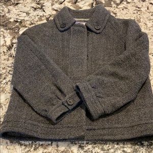 J.Crew bracelet sleeve jacket. Charcoal, size 6